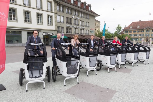 Lancement de «carvelo» le 18 juin 2015 à Berne (Source: carvelo.ch)