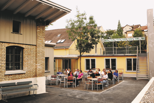 Das Gartenrestaurant im Drahtzug (Foto: Drahtzug)