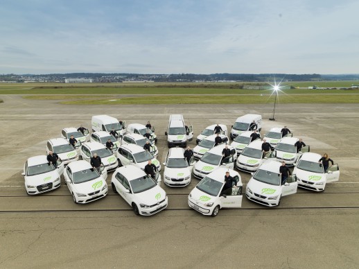 Il parco veicoli di Energie 360° SA è costituito per il 78% circa da veicoli a gas ed elettrici (foto: Energie 360° SA)