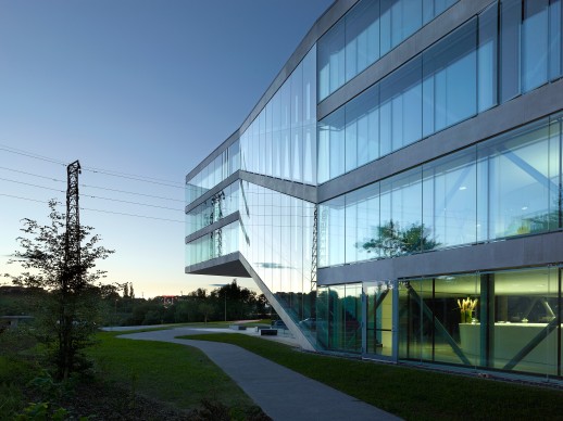 Siège de l’entreprise à Granges-Paccot (Photo : Groupe E)