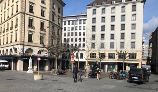 Der Sitz der Capital Group befindet sich im Zentrum von Genf und ist mit dem MIV schwierig zu erreichen (Foto: Mobilidée).