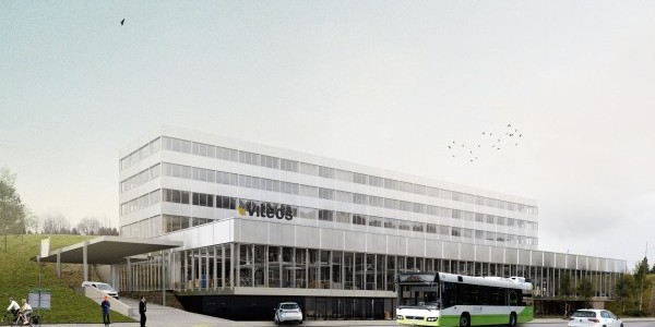 Visualisierung des zukünftigen Hauptstandorts von Viteos in La Chaux-de-Fonds (Quelle: Viteos)
