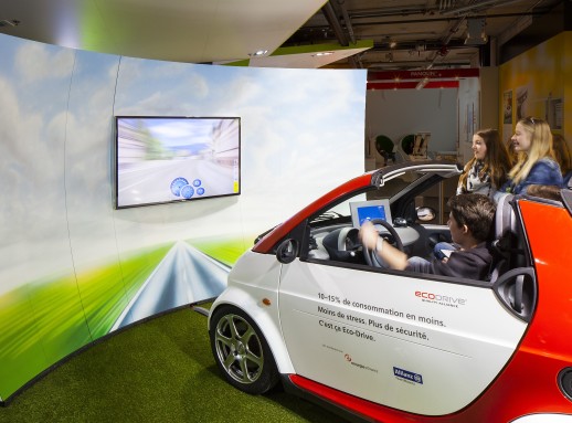 EcoDrive Selbstbedienungs-Simulator, Modell Smart (Quelle: QAED)