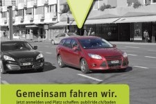 Plakat PubliRide Baden mit den Sponsorenlogos (Plakat: Bachmann und Partner)