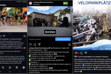 Informations pour se rendre à la course populaire d'Argovie, au Hopfig Bierfestival et à l'AMA Aargauer Messe Aarau (Images : comptes Instagram des manifestations)