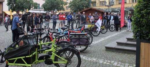 Lancierung von carvelo2go am 09.06.2016 in Vevey (Foto: Mobilitätsakademie)