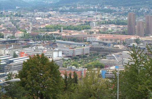 L’actuel parc Pfingstweid a autrefois été un terrain communal, puis un jardin familial. (Image : Grün Stadt Zürich)