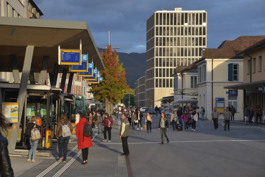 Prix FLUX 2016 pour la gare de Delémont (Photo : CarPostal Suisse)