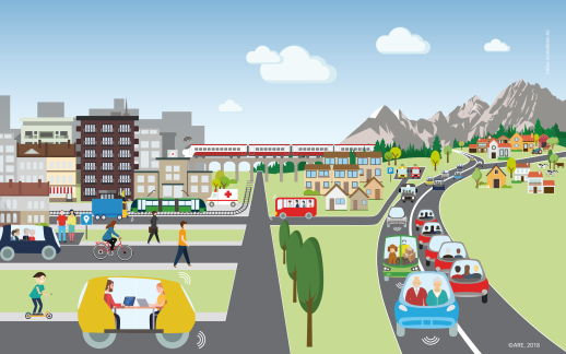 La numérisation de la mobilité a un impact majeur sur la société et l'économie.  (Image : ARE)