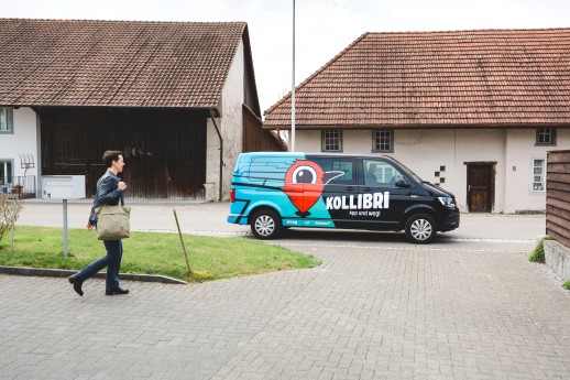 Kollibri: Ein Pilotprojekt für flexible Mobilität von Tür zu Tür in der Region Brugg