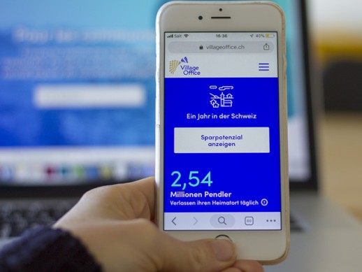 Sparpotenzial ausrechnen auf der neuen Gemeindeplattform (Bild: VillageOffice)