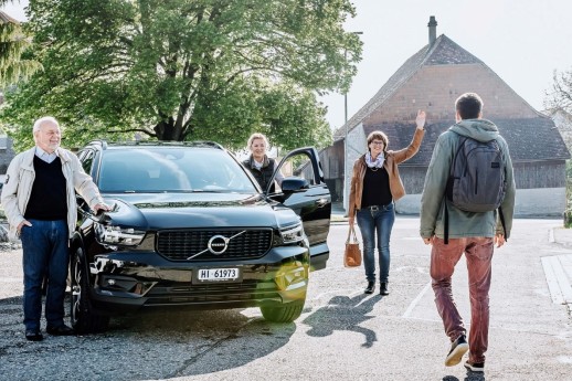 Che si tratti di un percorso per il tempo libero o per i pendolari: La piattaforma HitchHike consente il carpooling nella regione di Thal (Foto: HitchHike).