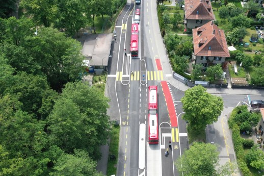 Le PRIX VELO Infrastructure récompense la Ville de Berne pour son offensive vélo, qui est unique en Suisse (Photo : BSB+Partner Ingenieure und Planer AG) 