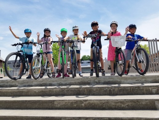 Mit bike2school entdecken Kinder und Jugendliche die Vorteile des Velofahrens (Foto: Pro Velo Schweiz)
