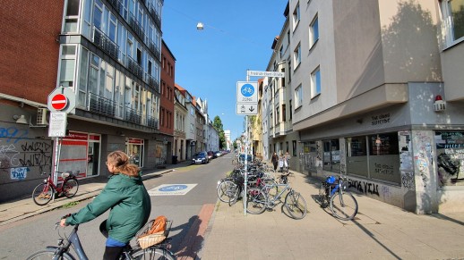Fahrradzone: Deutschland führt ein neues Verkehrszeichen ein (Foto: Freie Hansestadt Bremen)