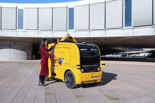 Véhicule autonome : l’EPFL expérimente la livraison de repas sur son campus (Photo : Alain Herzog)