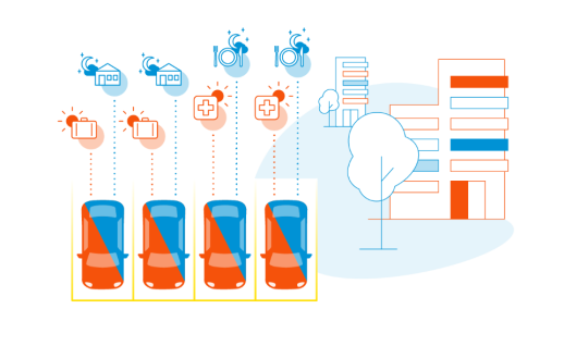 L'uso multiplo dei parcheggi è, secondo uno studio recentemente pubblicato, uno dei quattro temi centrali per lo stazionamento privato nei comuni (Illustrazione: SvizzeraEnergia)