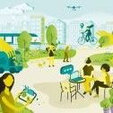 Concevoir l'espace et la mobilité du futur : Webinaire de l'ATE avec le futurologue Carsten et processus participatif de la ville de Zurich