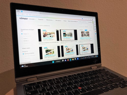 Sämtliche Mobilservice Webinare werden aufgezeichnet und können über die Plattform Vimeo nachgeschaut werden.  (Bild: Mobilservice) 