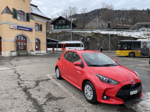  Der Bahnhof Lichtensteig (SG) wird 2023 zum Reallabor für nachhaltige Mobilitätsangebote (Foto: Energietal Toggenburg/Sabine Camedda) 