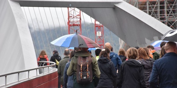 Einer der organisierten Walkshops an der Fachtagung (Foto: Fussverkehr Schweiz)