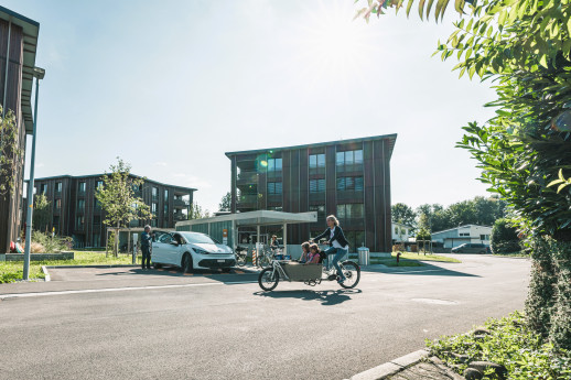 Trafikpoint entre voisins : la solution idéale pour bénéficier de véhicules électriques partagés avec une disponibilité optimale (Photo : Trafiko)