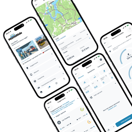 Gemeinden und Unternehmen setzen auf die Mobalt-App, um nachhaltige Mobilität im Alltag erlebbar zu machen (Abbildung: Mobitrends SA)
