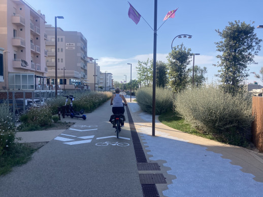 Culture cycliste ou infrastructures ? Rimini montre, tant dans ses rues qu'à l'occasion de la conférence, que ces deux aspects vont de pair (photo : bfm)