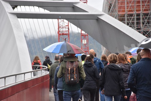 Uno dei laboratori di mobilità pedonale organizzati durante la conferenza (Foto: Fussverkehr Schweiz)